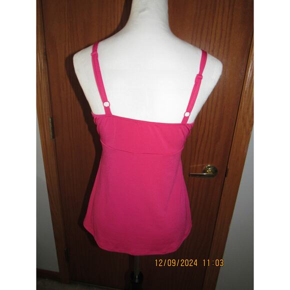 Small Dressy Tank Top – Electric Pink Perfection - Picture 3 of 4